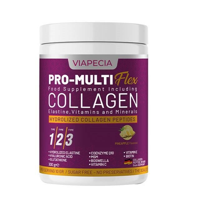 Viapecia Pro-MultiFlex Collagen Powder with Hyaluronic Acid 300g