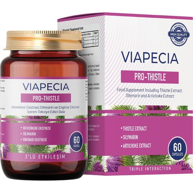 Viapecia Pro-Thistle Herbal Support Supplement 60 Capsules