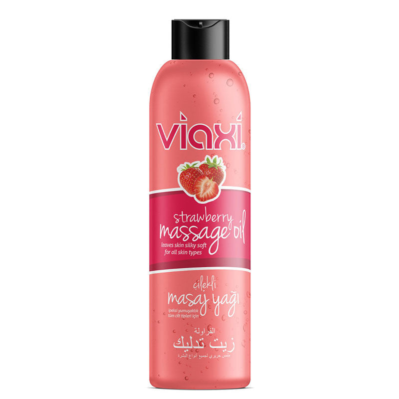 Viaxi Strawberry Scented Relaxing Massage Oil 177 ml