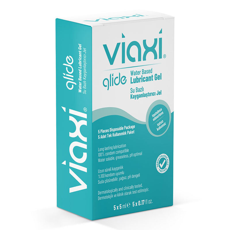 Viaxi Glide Water Based Lubricant Gel 5x5 ml