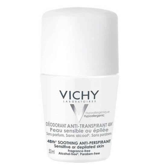 Vichy Deo Sensitive Roll On Antiperspirant 48H for Sensitive Skin 50 ML