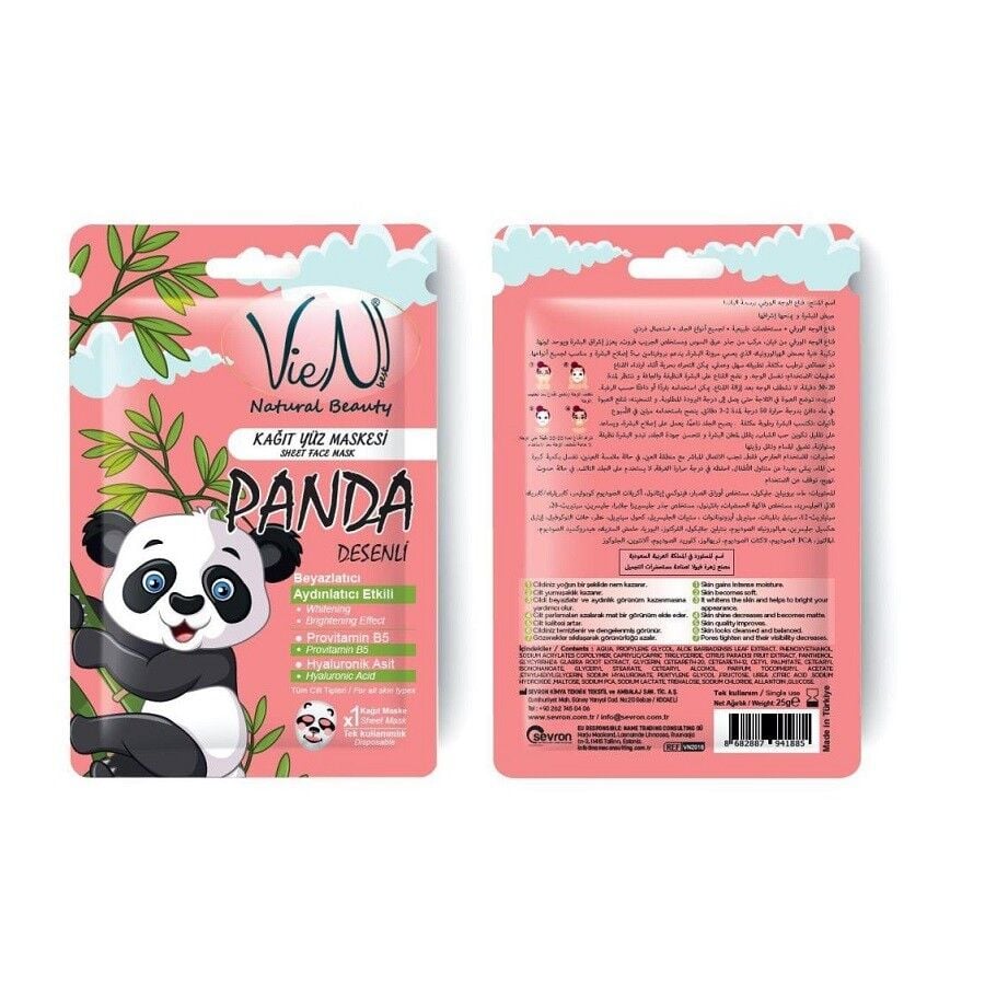 Vien Panda Patterned Sheet Mask with Pro B5 25g