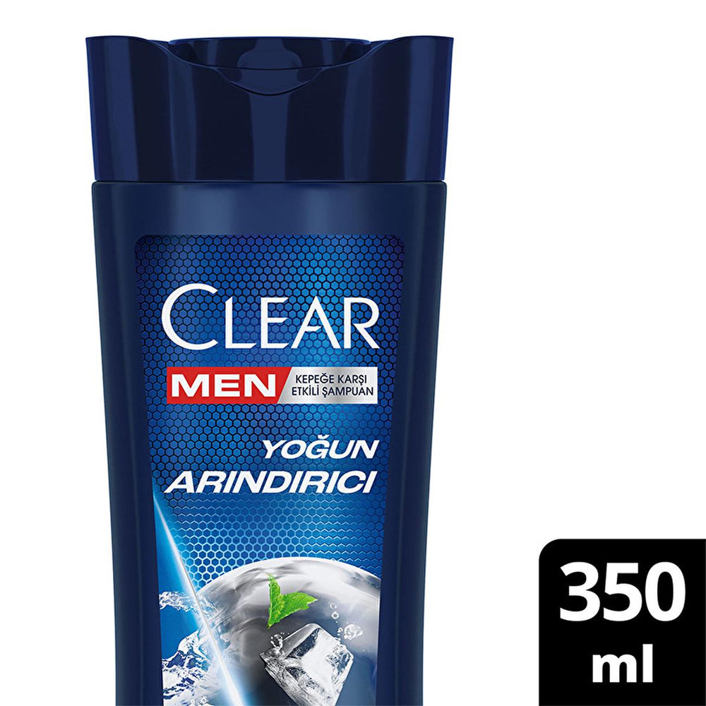 Clear Men Charcoal Dandruff Shampoo - Deep Cleansing Formula for Men | 350 ml - Shampoo