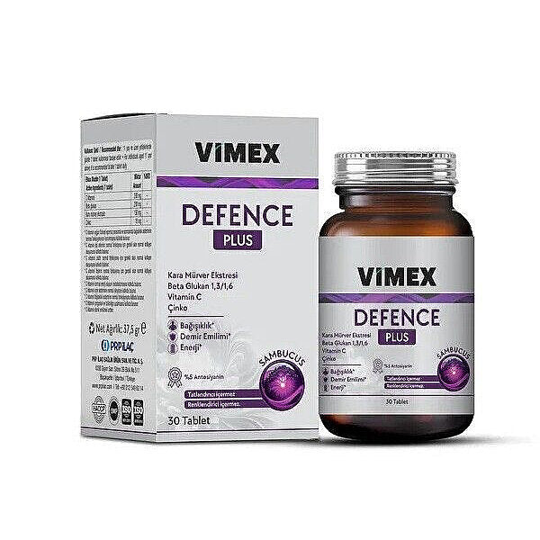 Vimex Defence Plus Daily Dietary Supplement 30 Tablets