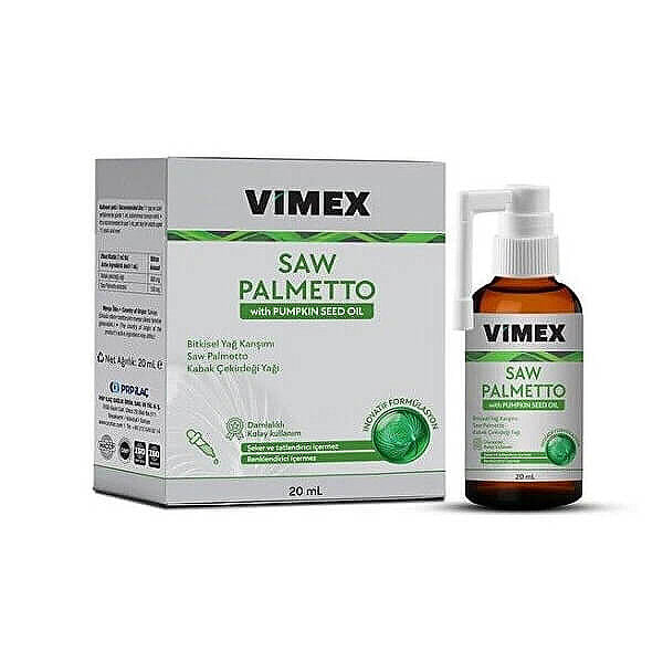Vimex Saw Palmetto Drops for Hair &amp; Scalp Support 20 ml