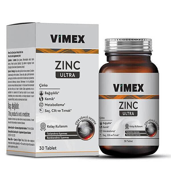 Vimex Zinc Ultra Daily Mineral Supplement 30 Tablets
