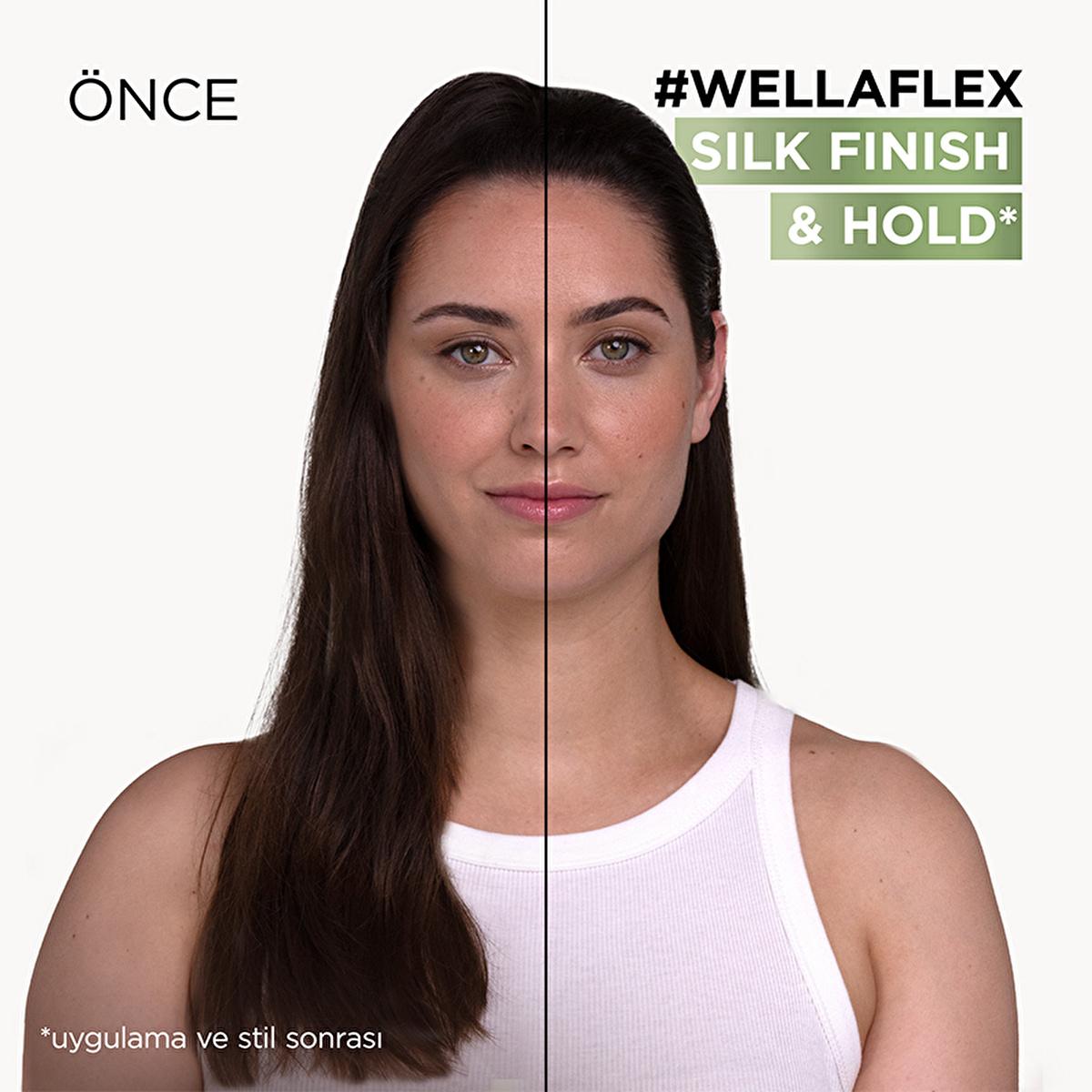 Wella Wellaflex: Ultra Strong Hold & Silky Finish Hair Mousse - 24H Lasting, Vegan, UV Protection - Non-Sticky Styling for Dry Hair Wella Hair Mousse: Ultra Strong Hold, Vegan & UV Protection hair mousse, ultra strong hold hair mousse, vegan hair mousse, UV protection hair mousse, long lasting hair hold, non-sticky hair mousse, hair styling mousse, Wella hair mousse, hair styling, hair care, vegan hair products, UV protection, strong hold, non-sticky, all hair types, dry hair, damaged hair, 24 hour hold, wo