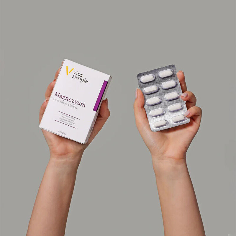 Vita Simple Magnesium Dietary Supplement 60 Tablets