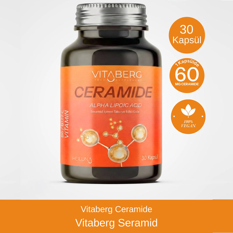 Vitaberg Ceramide Supplement with Alpha Lipoic Acid 30 Capsules