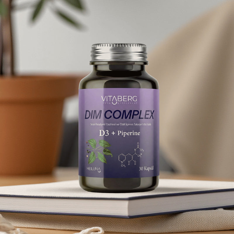 Vitaberg DIM Complex with Vitamin D3 & Herbal Extracts 30 Capsules