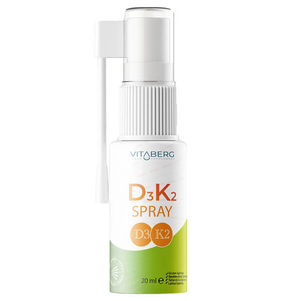 Vitaberg Vitamin D3 K2 Spray for Daily Support 20 ml