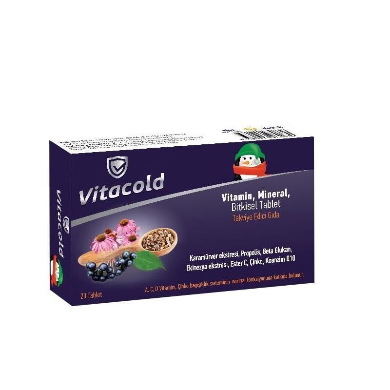 Vitamaks Vitacold Dietary Supplement with Elderberry 20 Tablets