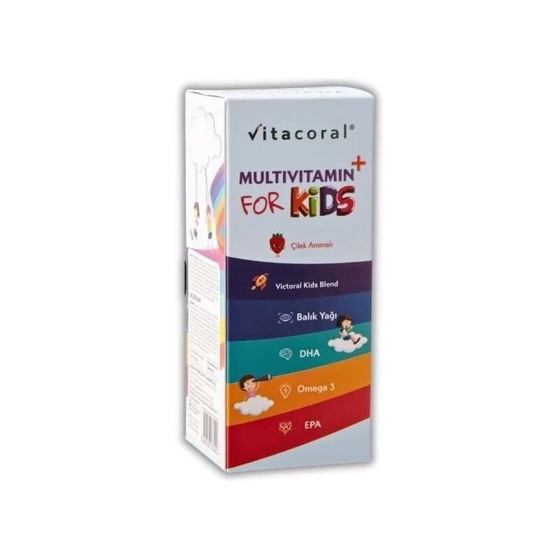 Vitacoral Multivitamin Fish Oil For Kids Omega 3 Complex 150ml