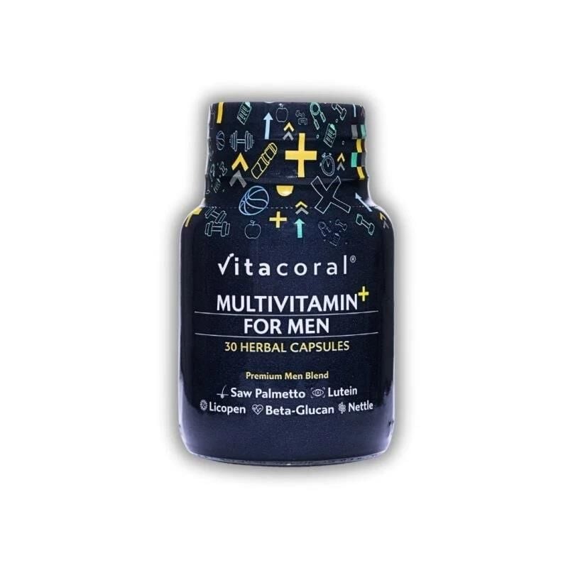 Vitacoral Multivitamin For Men Daily Support 30 Capsules