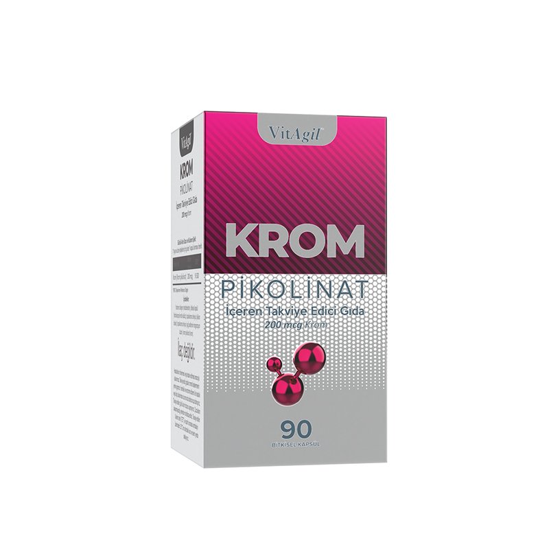 VitAgil Chromium Picolinate Dietary Supplement 90 Capsules