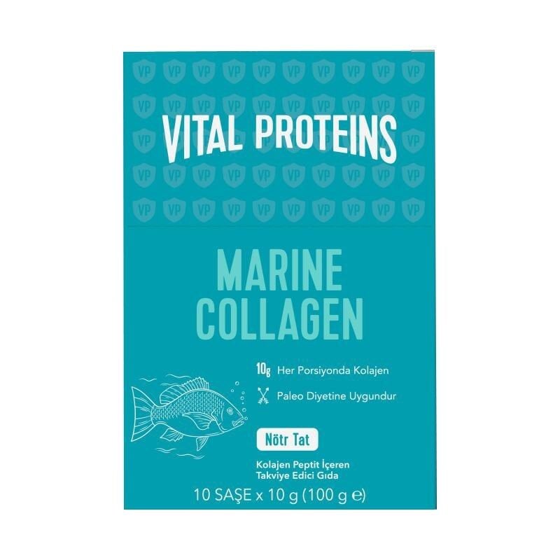 Vital Proteins Marine Collagen Peptides Supplement 10 Sachets