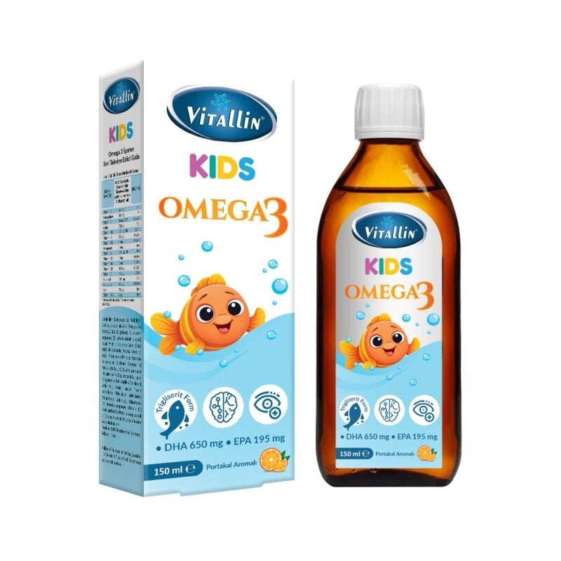 Vitallin KIDS Omega 3 Syrup for Daily Support 150 ml