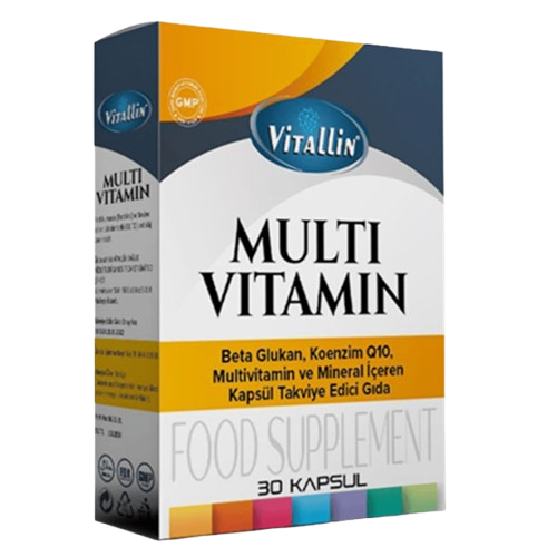 Vitallin Multivitamin Daily Support Supplement 30 Capsules
