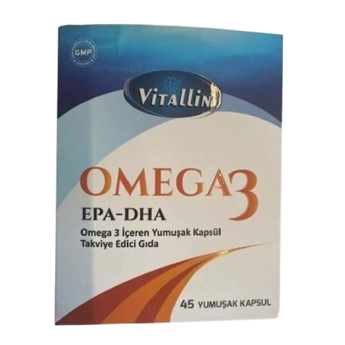 Vitallin Omega 3 Dietary Supplement - 45 Softgels