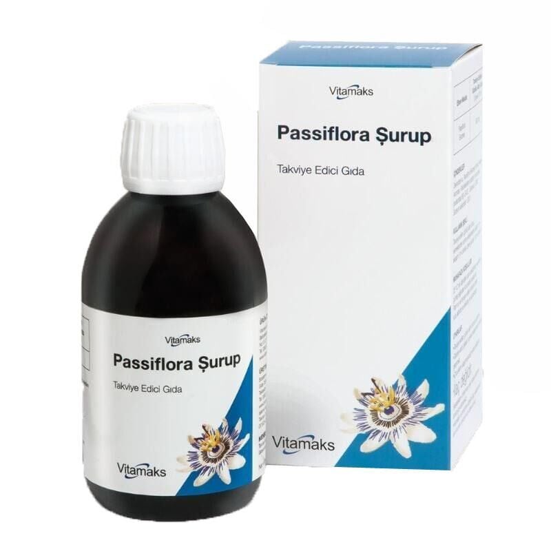 Vitamaks Passiflora Syrup Calming Dietary Supplement 180ml