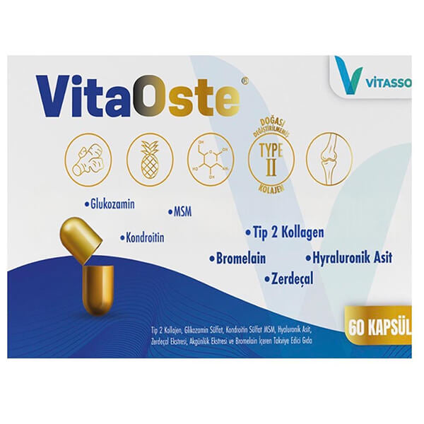 Vitaoste Dietary Supplement for Bone Support 60 Capsules
