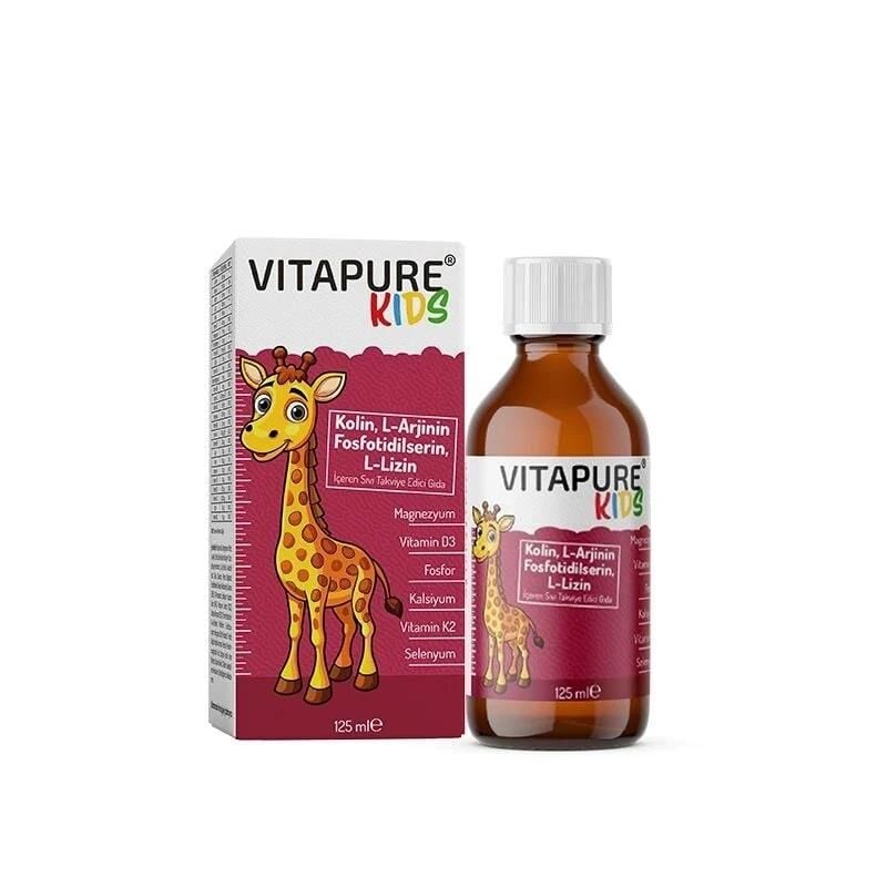 Vitapure KIDS Choline & L-Arginine Liquid Supplement 125ml