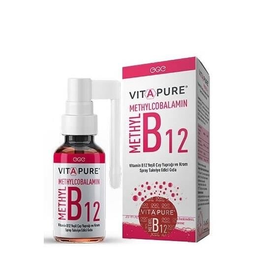 Vitapure Methylcobalamin B12 Spray with Green Tea 20 ml