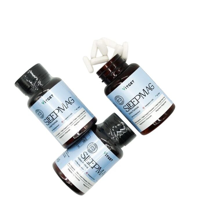 Vitget Sleepmag Magnesium Relaxation Supplement 60 Tablets