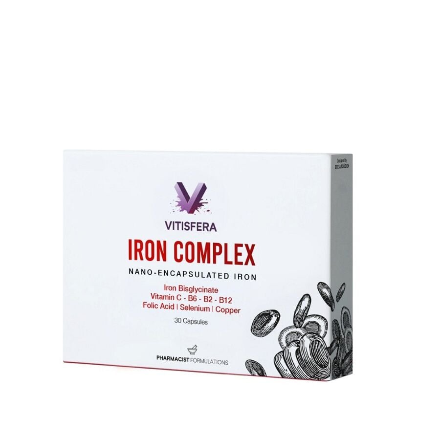 Vitisfera Iron Complex Iron and Vitamin Supplement 30 Capsules