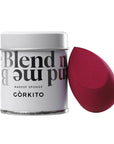 Gorkito Makeup Sponge Burgundy for Flawless Blending 1 pc