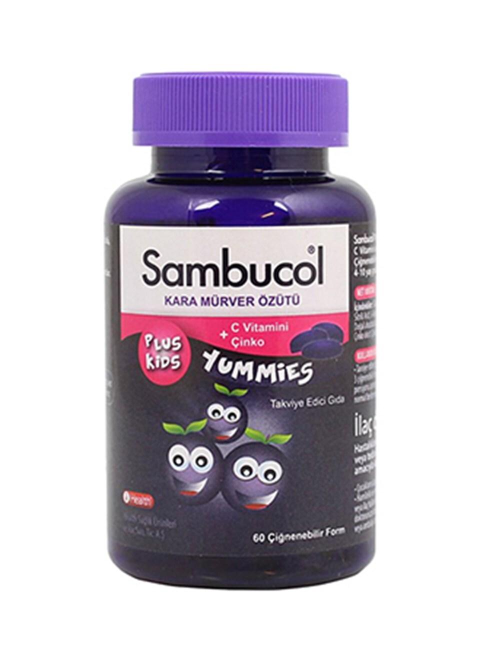 Sambucol Kids Immune Support Supplement - Chewable Elderberry Vitamins for Children with Vitamin C & Zinc - image 2