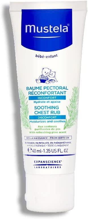 Mustela Soothing Chest Rub: Natural Baby Sleep Aid & Congestion Relief with Essential Oils, Hypoallergenic Baby Balm - 40ml - image 4