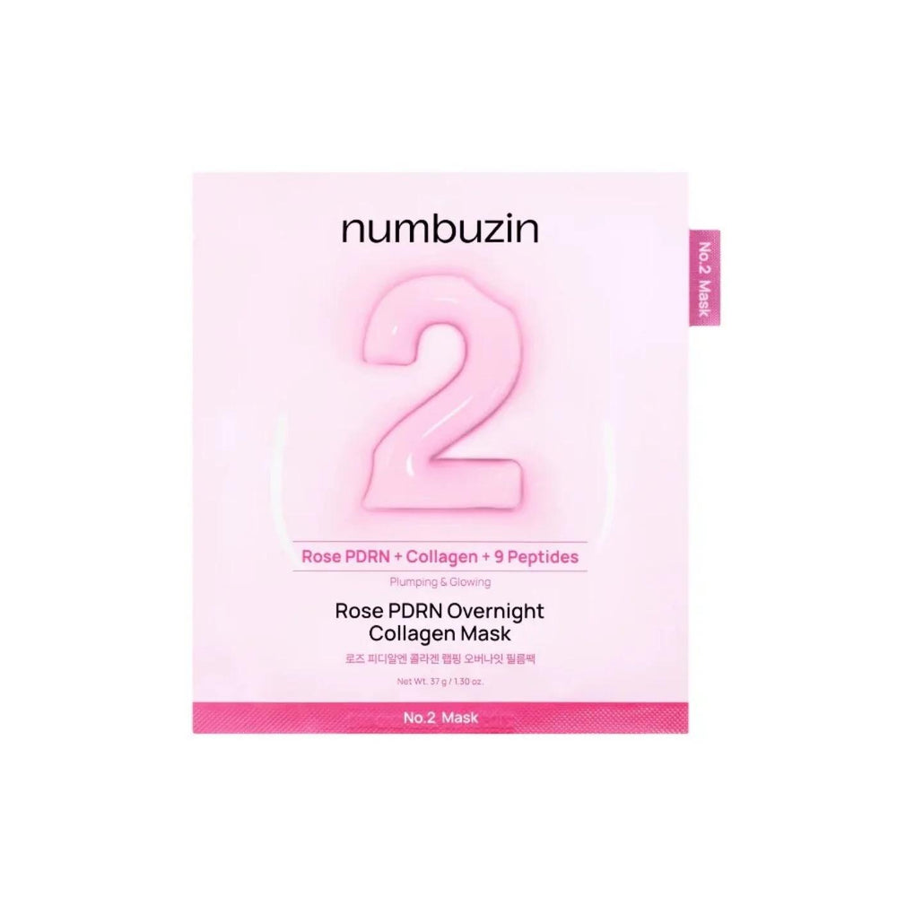 Numbuzin No.2 Rose PDRN Overnight Collagen Mask 1 pc