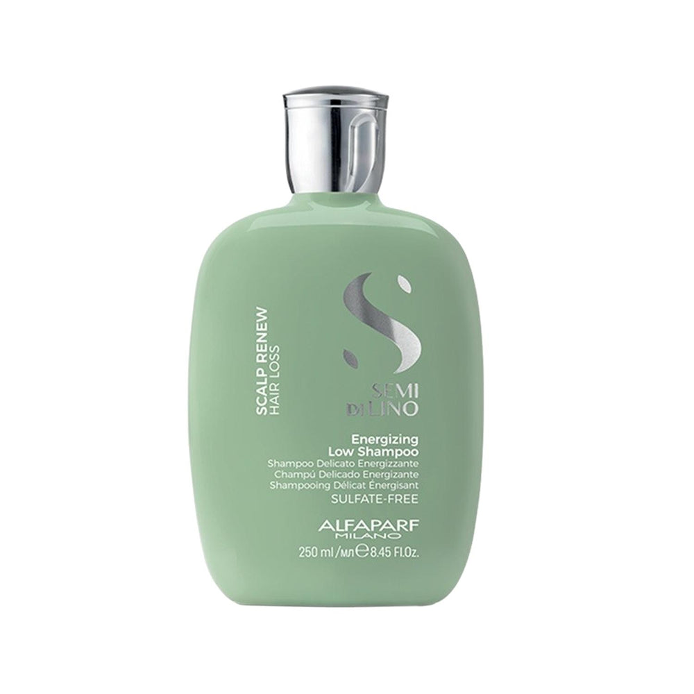 Alfaparf Semi Di Lino Scalp Energizing Shampoo - 250ml, Invigorating Hair Care for Scalp Health - Shampoo