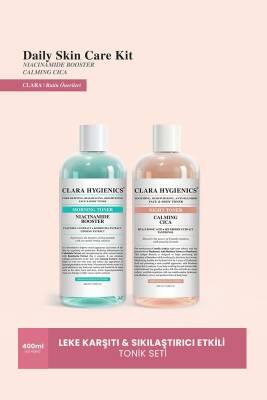 Clara Hygienics Vegan Niacinamide & Cica Face and Body Toner Set: Blemish Control, Skin Tightening, and Even Skin Tone Clara Hygienics: Vegan Face & Body Toner - Blemish Control & Tightening vegan face toner, vegan body toner, niacinamide toner, cica toner, blemish control toner, skin tightening toner, alcohol free toner, paraben free toner, daily skincare toner, face toner, body toner, vegan skincare, niacinamide, cica, blemish control, skin tightening, alcohol free, paraben free, daily skincare, skincare 