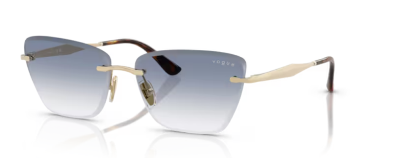 Vogue 0VO4332S Women's Designer Sunglasses Gold Frame 59mm