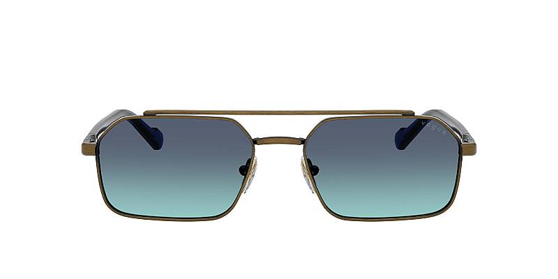 Vogue 0VO4356S Men's Square Sunglasses with Grey Lenses 57mm