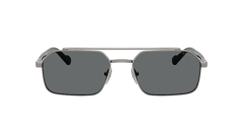 Vogue 0VO4356S Men's Square Sunglasses - Gunmetal Grey 57mm