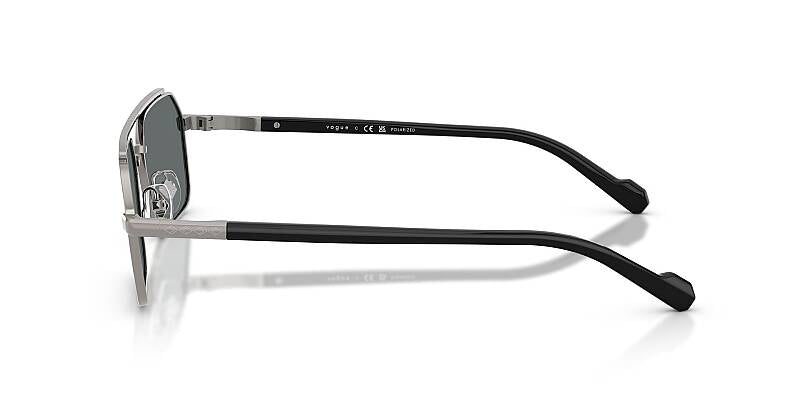 Vogue 0VO4356S Men's Square Sunglasses - Gunmetal Grey 57mm
