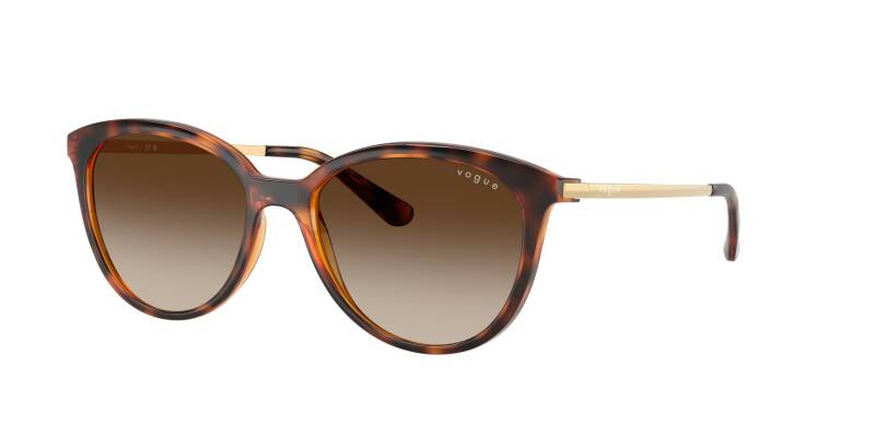 Vogue Women's Sunglasses Tortoise Frame Brown Lenses 53mm