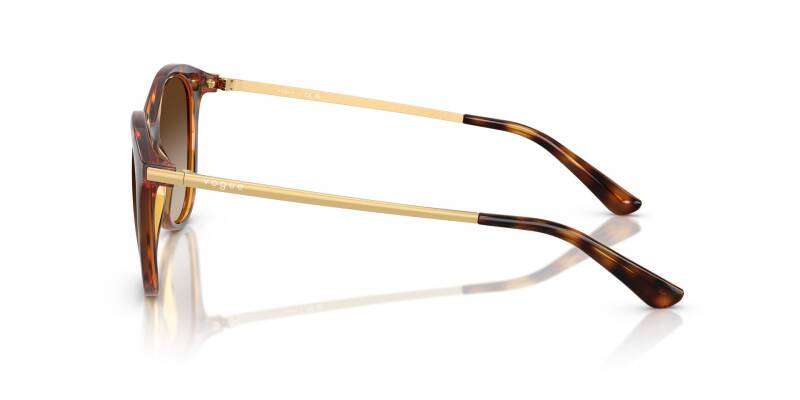 Vogue Women's Sunglasses Tortoise Frame Brown Lenses 53mm