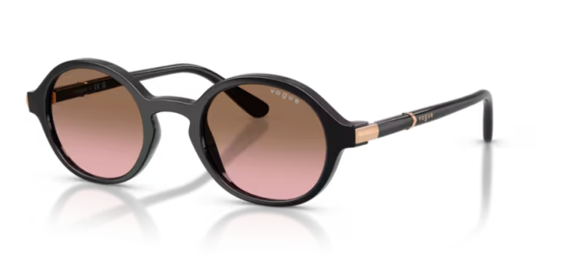 Vogue 0VO5692S Women's Black Oval Sunglasses 46mm