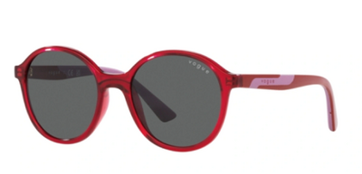 Vogue 2018 306687 Transparent Red Acetate Sunglasses