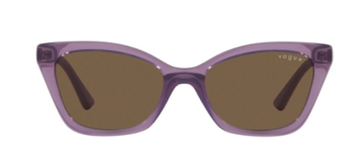 Vogue 2020 306473 Clear Purple Acetate Sunglasses