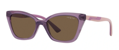 Vogue 2020 306473 Clear Purple Acetate Sunglasses
