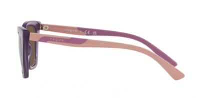 Vogue 2020 306473 Clear Purple Acetate Sunglasses