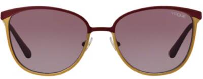 Vogue 4002-S Copper Purple Metal Square Sunglasses 55mm