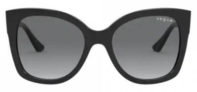 Vogue 5338-S W44/11 Black Square Sunglasses 54mm