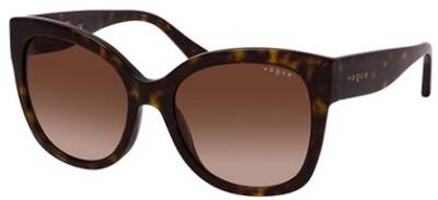 Vogue 5338S W65613 Tortoise Gradient Square Sunglasses 54mm