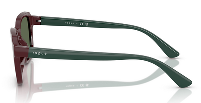 Vogue VJ 2025 247371 Square Sunglasses in Brown Green 46mm